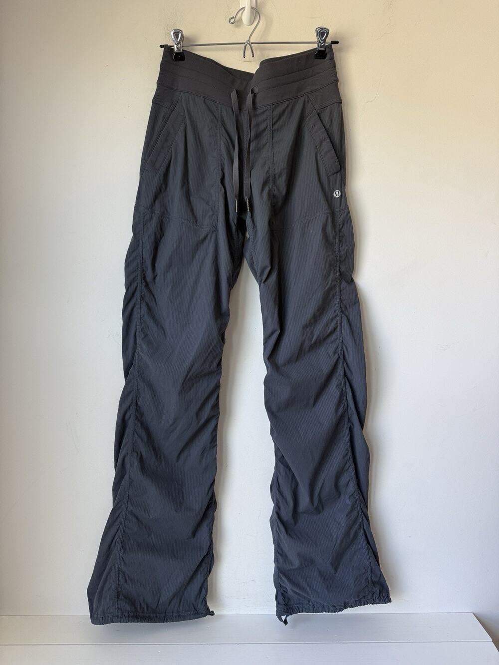 Lululemon 4 Dance Studio II No Liner Mid-Rise Full Length Pants Gray 32”